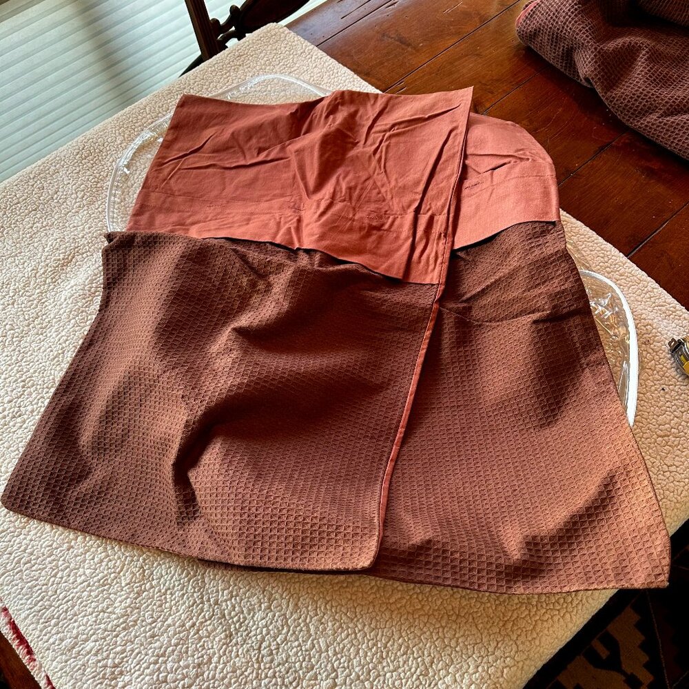 Bodrum 100% cotton waffle-weave duvet and cases